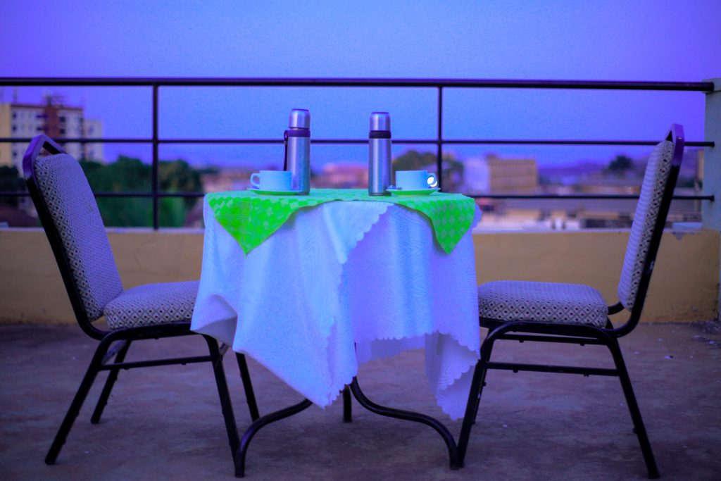 Rooftop dining